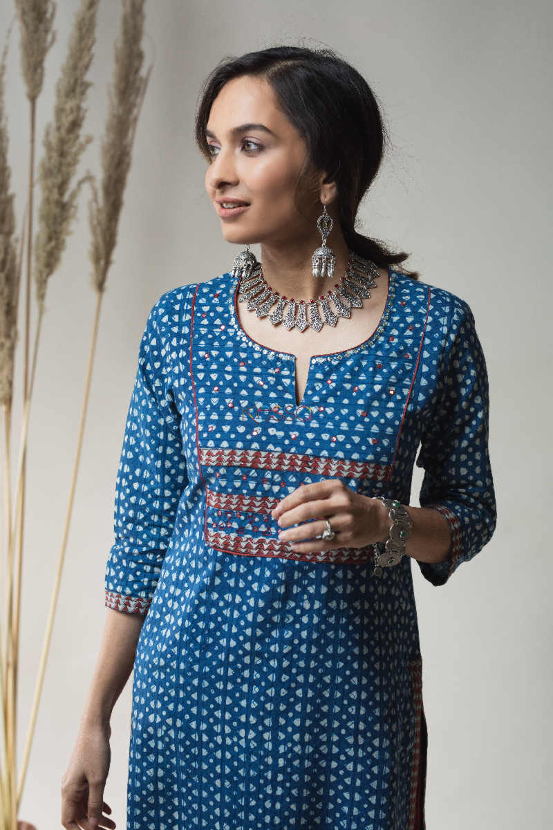 Image for Kusvaa Kpe44 Kazaki Oval Jhumkis 2