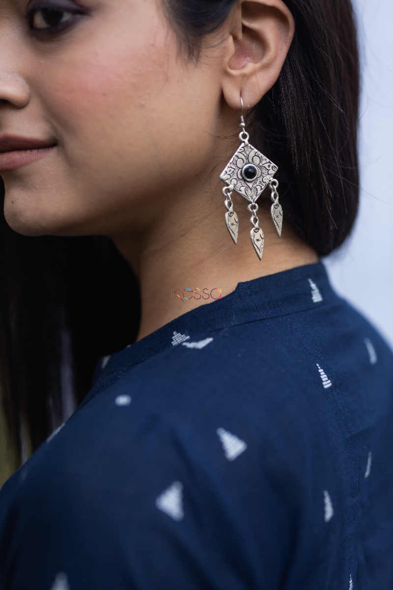Image for Kusvaa Kpe68 Turkish Tribal Boho Earrings 1