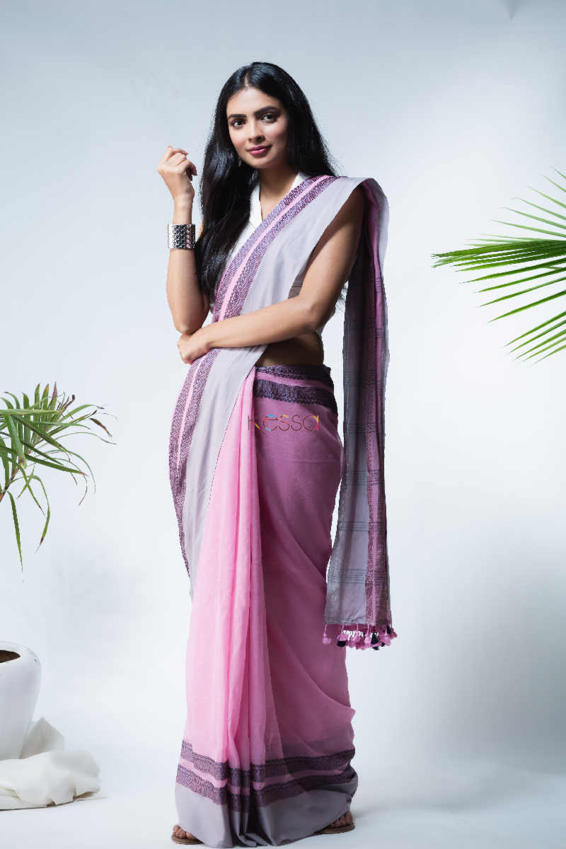 Image for Kusvaa Kuss06 Nalini Handwoven Cotton Saree Featured