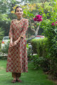 Image for Kusvaa Vcr27 Kusvaa Patram Cotton Angrakha Bagru Print Kurta 1 Front 1