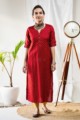 Image for Kusvaa Vcr28 Yakuti Cotton Kurta With Gold Print Look