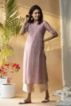 Image for Kusvaa Vcr30 Kapish Straight Fit Regular Wear Kurta Look