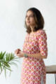 Image for Kusvaa Vcr31 Gulzar Blush Pink Regular Kurta Side