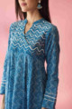 Image for Kusvaa Avdaf24 Leher Kalidar Kurta With Gota And Crochet Lace New Closeup