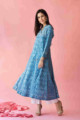 Image for Kusvaa Avdaf24 Leher Kalidar Kurta With Gota And Crochet Lace New Side