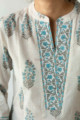 Image for Kusvaa Avdaf25 Zuhur Kurta And Pant Set Closeup