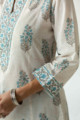 Image for Kusvaa Avdaf25 Zuhur Kurta And Pant Set Sleeves