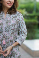 Image for Kusvaa Avdaf27 Mehak Straight Kurta Pant Set Closeup