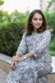 Image for Kusvaa Avdaf27 Mehak Straight Kurta Pant Set Sitting 1