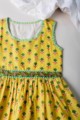 Image for Kusvaa Dek22 Surajmukhi Cotton Frock Closeup