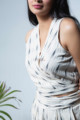 Image for Kusvaa Kcb02 Marmar Ikkat Cotton Top And Pant Set Closeup