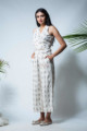 Image for Kusvaa Kcb02 Marmar Ikkat Cotton Top And Pant Set Side