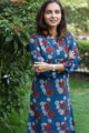 Image for Kusvaa Ws664 Chandrak Kurta With Ajrakh Print Top 1