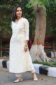 Image for Kusvaa Ws Kavri Kurta With Hand Kantha Work Look
