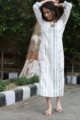 Image for Kusvaa Ws South Cotton Stripe Dress Front