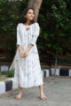 Image for Kusvaa Ws South Cotton Stripe Dress Look