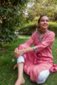 Image for Kusvaa Wsr182 Gulabo Cotton Angrakha With Adda Work Sitting 1