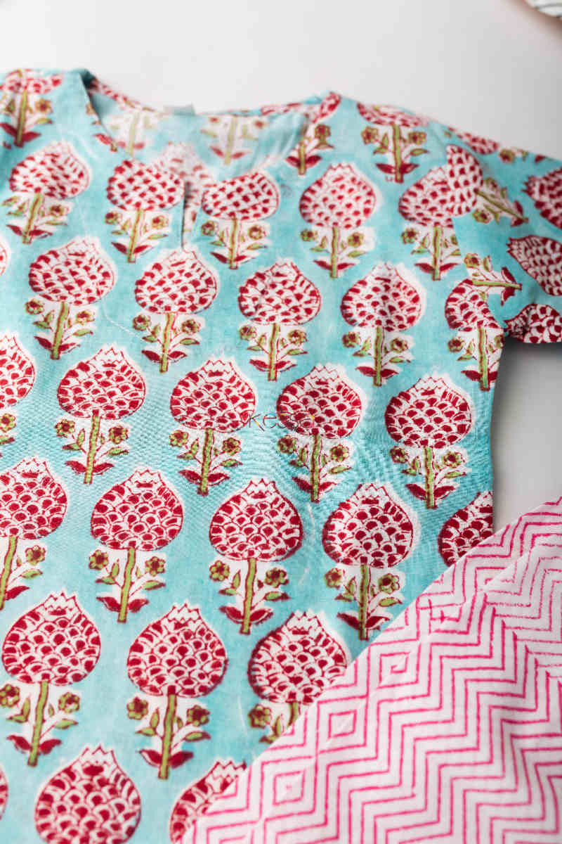 Image for Kusvaa Wsrk11 Sinbad Blue New Born Jammies Set 1 Closeup