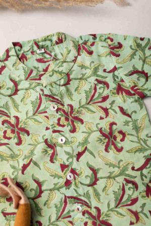 Image for Kusvaa Wsrk23 Sinbad Blue Toddler Shirt 1 Closeup