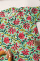 Image for Kusvaa Wsrk25 Turkish Rose Toddler Shirt 1 Closeup
