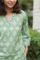 Image for Kusvaa De68 Pista Green Jammies Set Closeup
