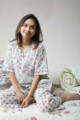 Image for Kusvaa De69 Porcelain Gray Jammies Set Sitting