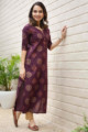 Image for Kusvaa Vcr42 Sharad Straight Kurta Side