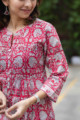 Image for Kusvaa Vcr43 Zaharah Kurta With Zari Mirror Work Closeup