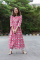 Image for Kusvaa Vcr43 Zaharah Kurta With Zari Mirror Work Look