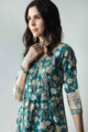 Image for Kusvaa Ws686 Panna Kalidar Kurta With Gota Patti Work And Tassels New Left