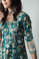 Image for Kusvaa Ws686 Panna Kalidar Kurta With Gota Patti Work And Tassels New Sleeves