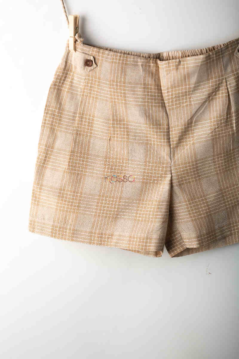 Image for Kusvaa Wss02 Harvest Gold Printed Shorts Look