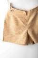 Image for Kusvaa Wss05 Gold Sand Printed Shorts Closeup