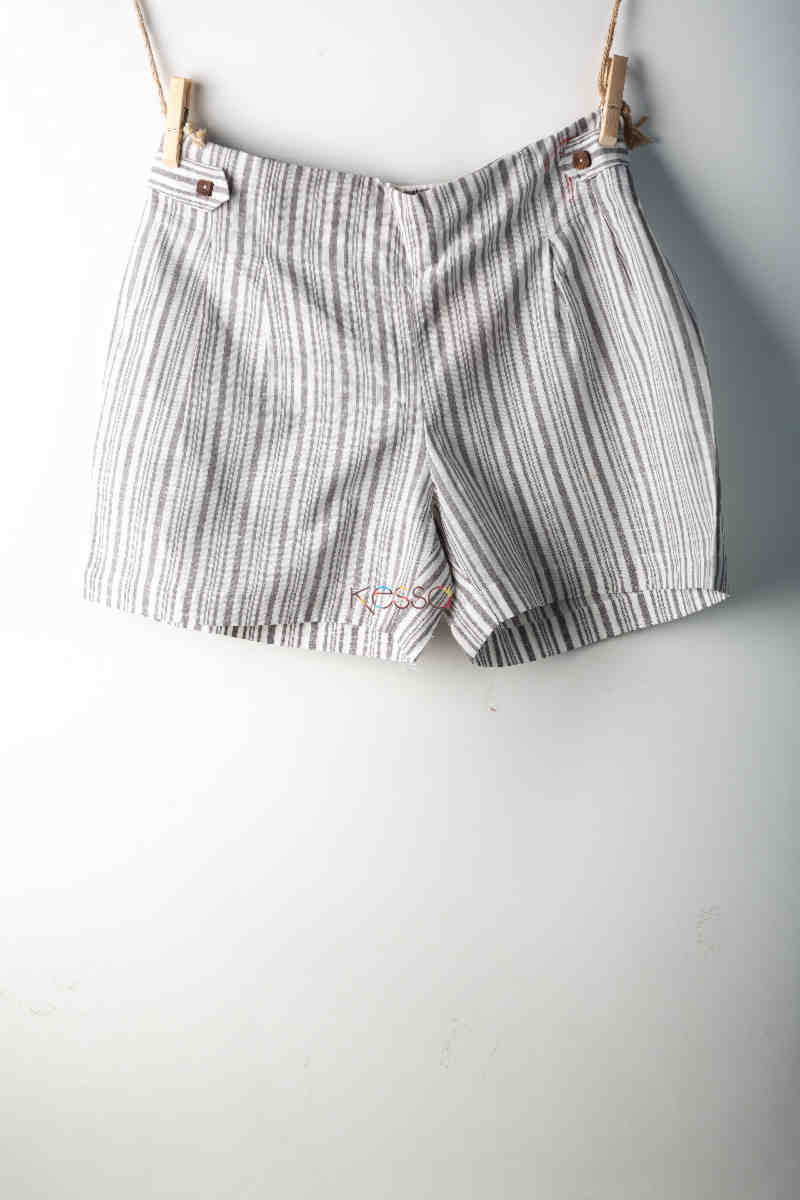 Image for Kusvaa Wss10 Santas Gray Printed Shorts Featured