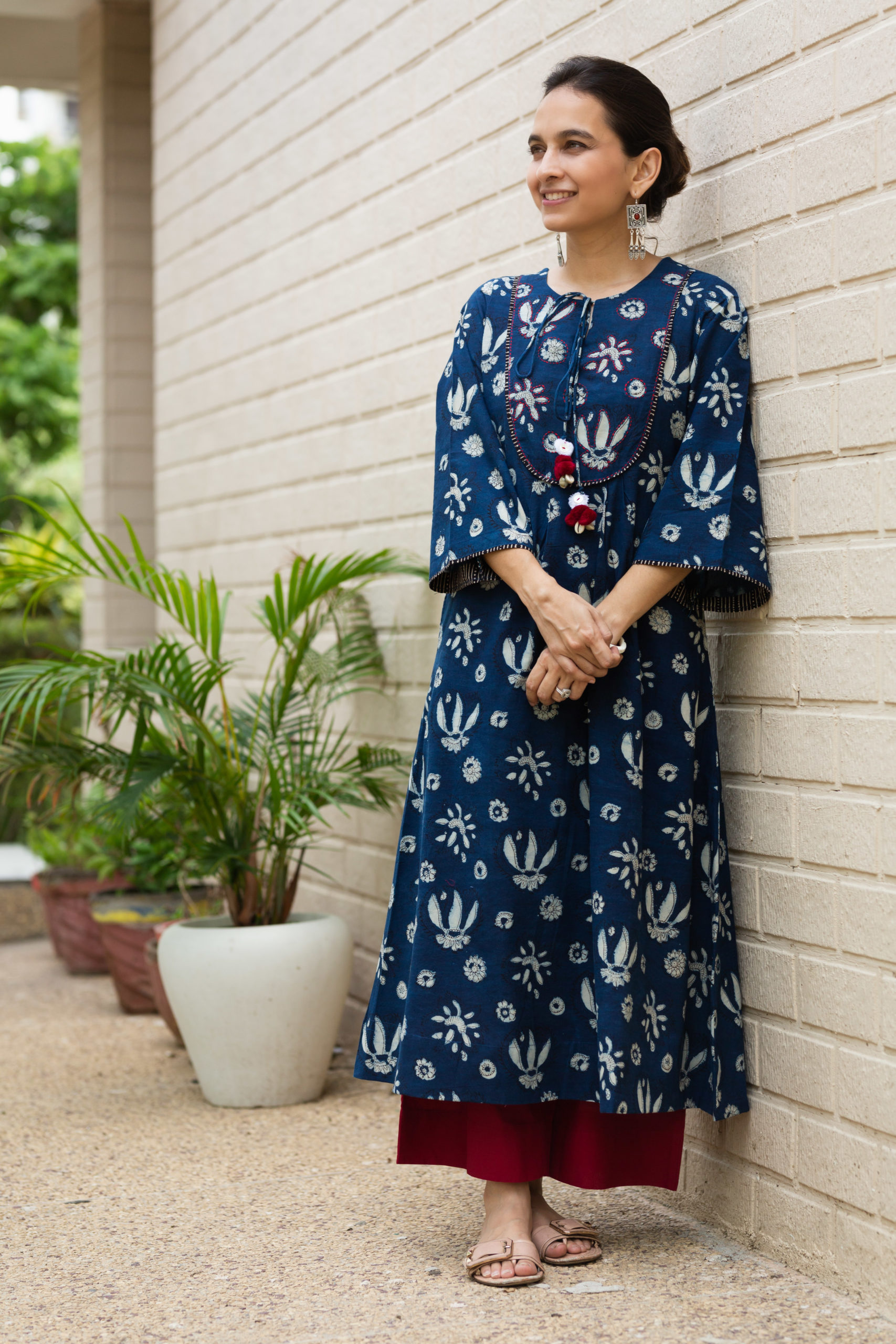 The Magical Blues : India’s Indigo Connect Indigo blue Kurta