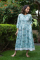Image for Kusvaa Avdaf34 Aawanya Dress With Lace And Tassel Details Front