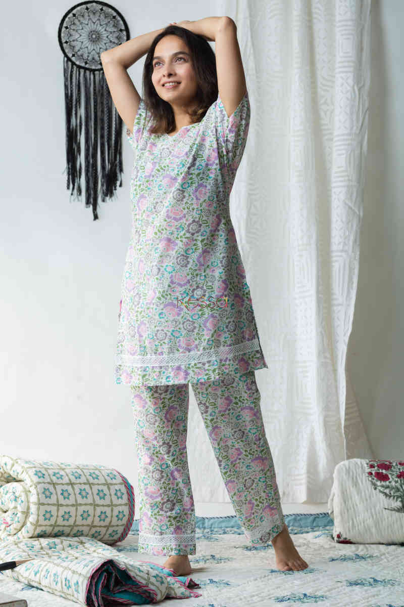 Image for Kusvaa De76 Falak Co Ord Lounge Set Look 1
