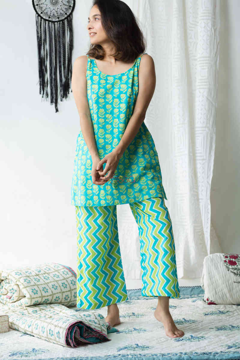 Image for Kusvaa De77 Aasraya Co Ord Lounge Set Look 1