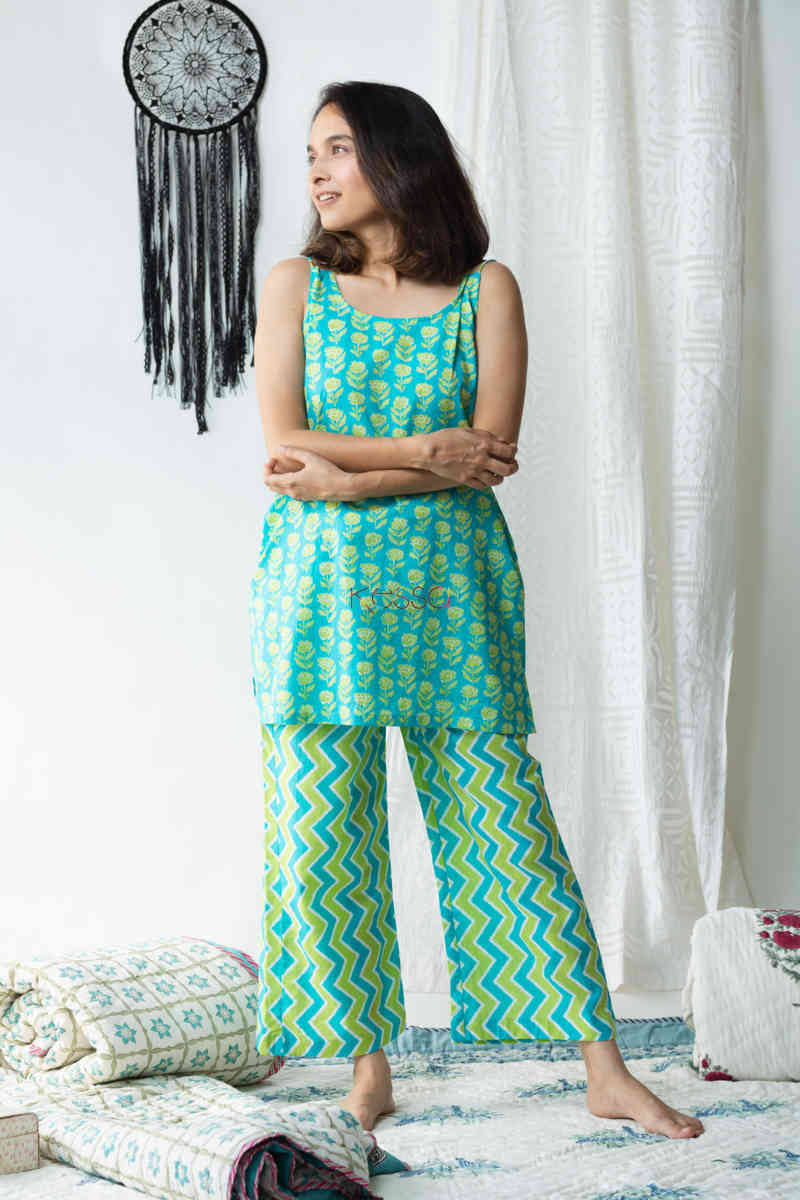 Image for Kusvaa De77 Aasraya Co Ord Lounge Set Look