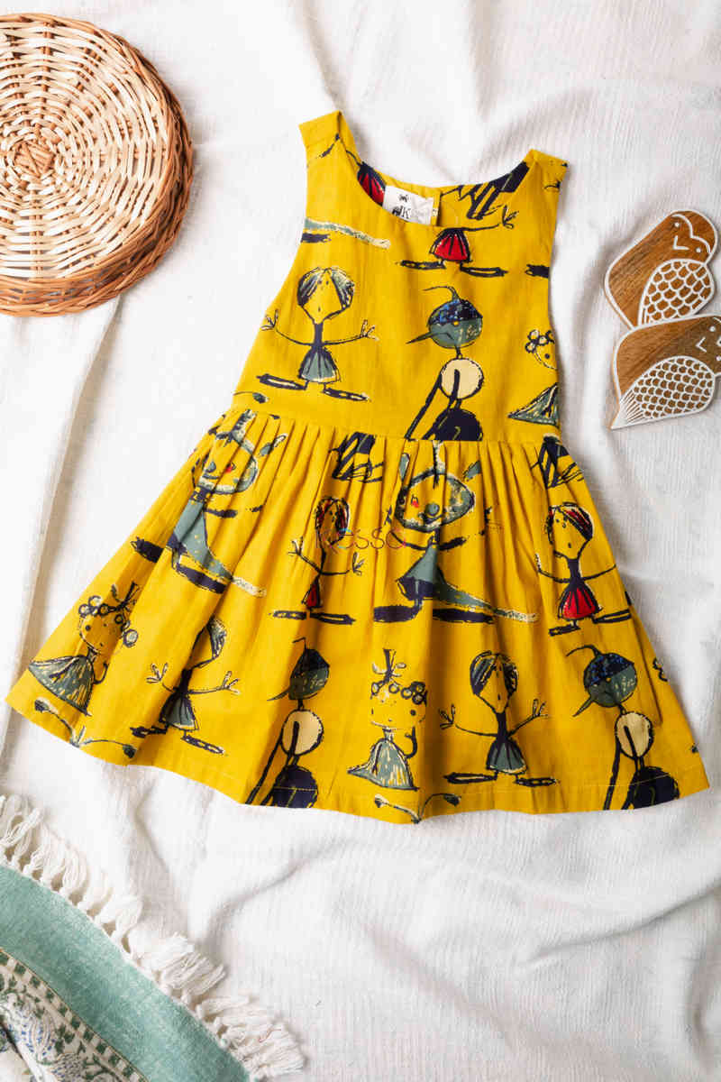 Image for Kusvaa Dek27 Ahlaad Frock With Quirky Prints Featured