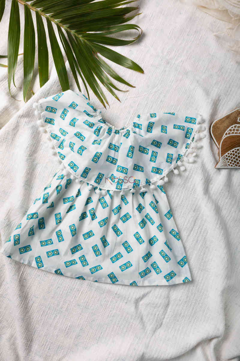 Image for Kusvaa Dek33 Misba Frock With Pompoms Featured
