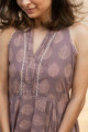 Image for Kusvaa Kcb07 Hazeena Dress With Hand Block Print Closeup