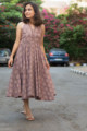 Image for Kusvaa Kcb07 Hazeena Dress With Hand Block Print Look 1