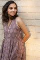 Image for Kusvaa Kcb07 Hazeena Dress With Hand Block Print Side