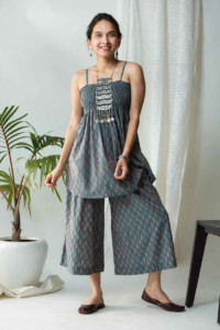 Image for Kusvaa Kcb08 Badra Co Ord Set With Bagh Print Featured
