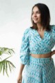 Image for Kusvaa Kcb09 Farzaana Co Ord Set With Hand Block Print Front