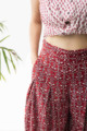 Image for Kusvaa Kcb10 Gulnaaz Co Ord Set With Bagh Print Closeup Bottom