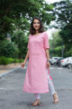 Image for Kusvaa Vcr46 Siyona Kurta With Zari Work Side