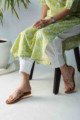 Image for Kusvaa Vcr50 Farozaan Kurta With Floral Print Sitting