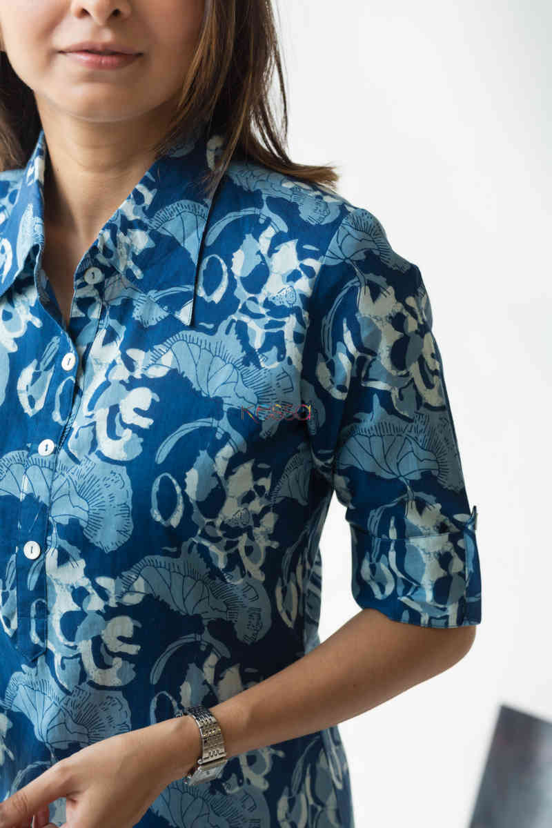 Image for Kusvaa Vcr51 Ekra Shirt Kurta Closeup